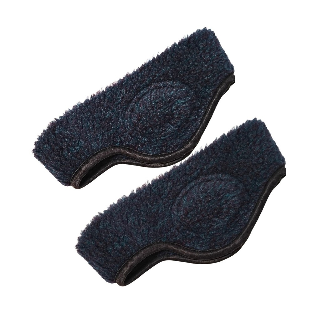 Lot Of Two Seirus Performance Fleece Earmuffs Headband OSFM Blue Purple Ski Snow
